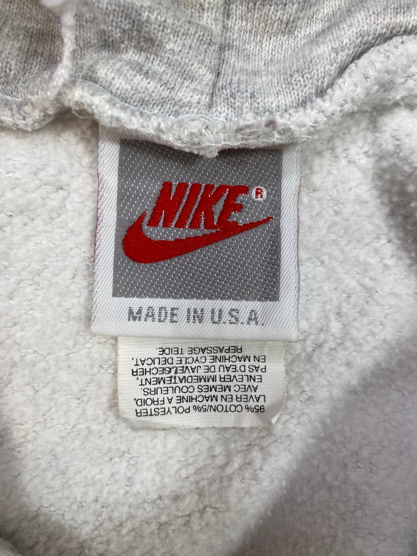 90's NIKE Hoodie Made in USA Vintage Sweat-Shirts / 4630