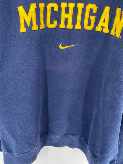 90's NIKE MICHIGAN Size XL Vintage Sweat-shirt / 7273