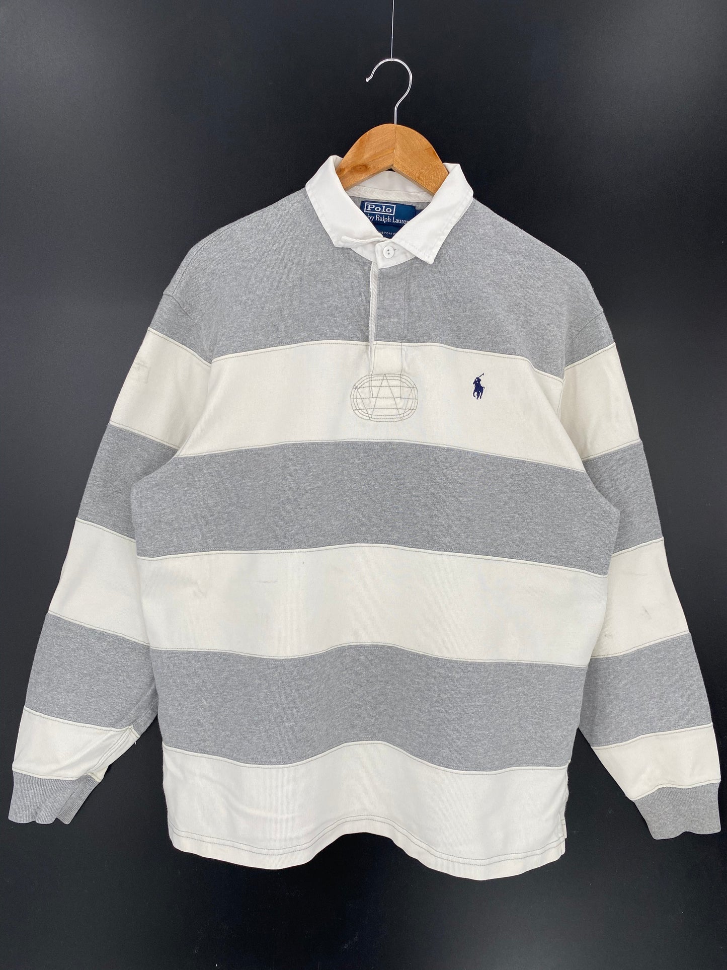 .POLO RALPH LAUREN Size L Vintgae Rugby-Shirt / A7783