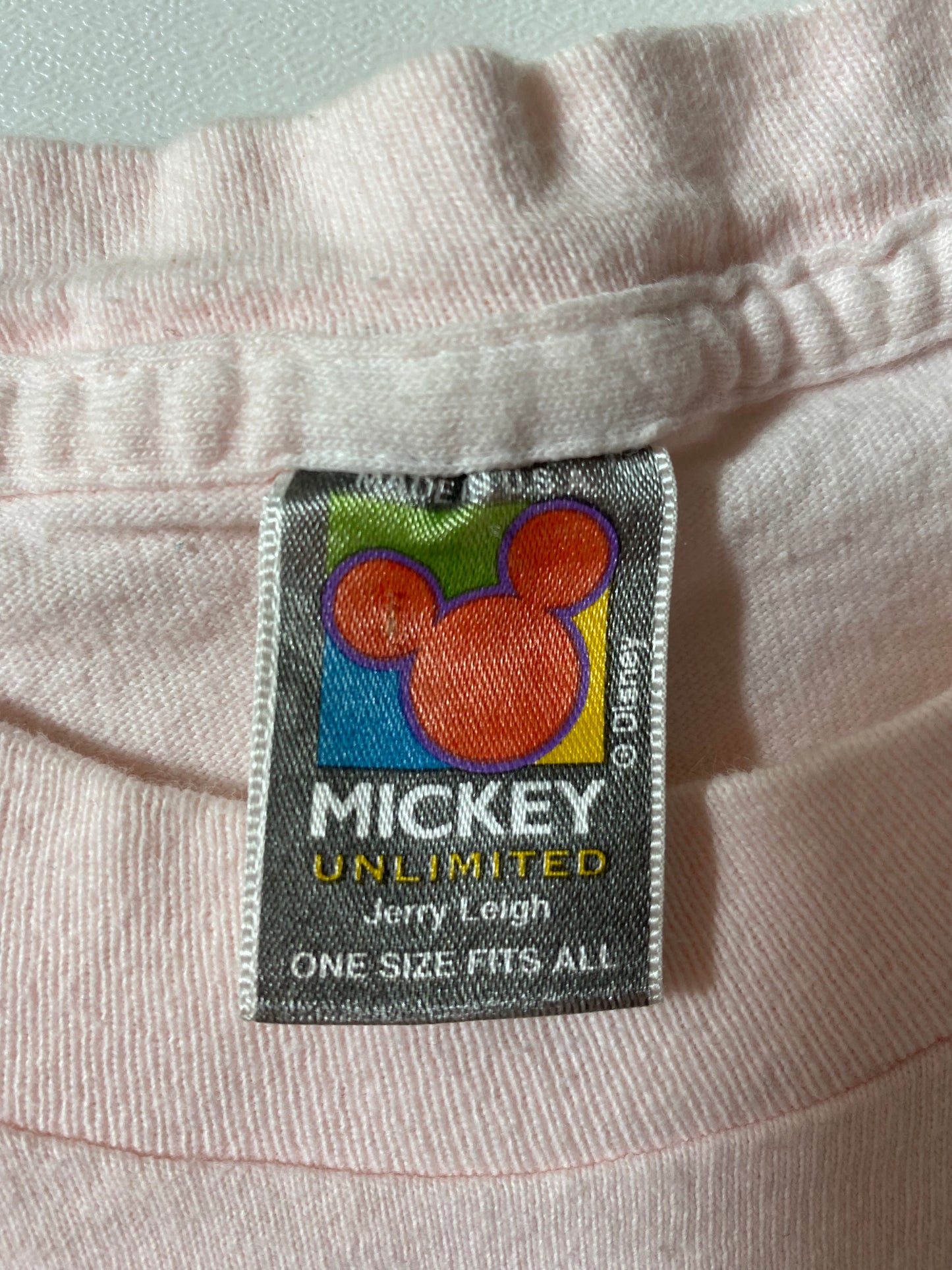 90’s DISNEY MICKEY & MINNIE Made in USA Size Approx.XL Vintage T-shirt / K400