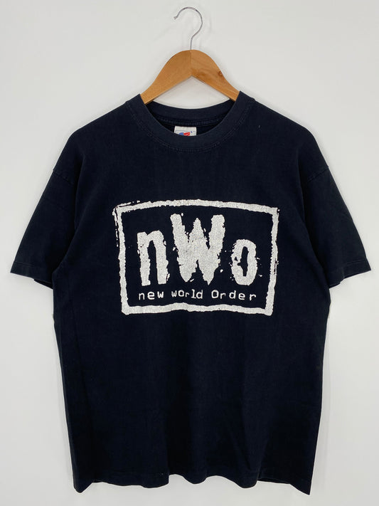 90’s NEW WORLD ORDER Size L Vintage T-Shirt / A2001