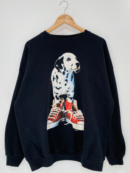 Vintage DISNEY 101 DALMATIAN  Size One size (Approx.XL) Sweat-Shirts / k86