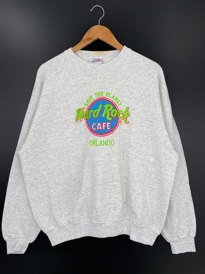 90's HARD ROCK CAFE ORLANDO MADE IN USA Approx. Size XL Vintage Sweat-Shirts / K1507