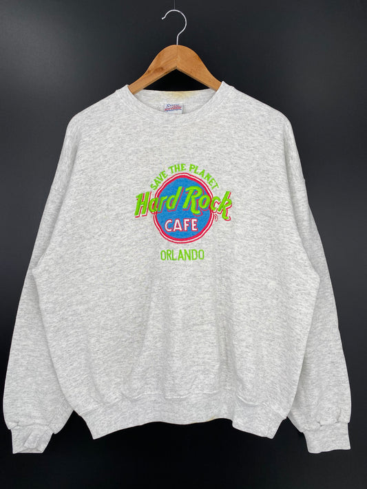90's HARD ROCK CAFE ORLANDO MADE IN USA Approx. Size XL Vintage Sweat-Shirts / K1507