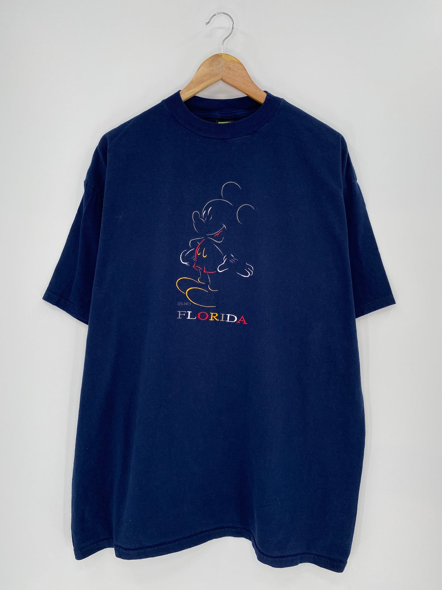 90's DISNEY FLORIDA MICKEY Size No Tag (Approx. XXL) Vintage T-Shirt / 8511