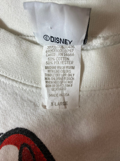 90's DISNEY MINNIE Made in USA Size XL Vintage Sweat-shirt / A5660