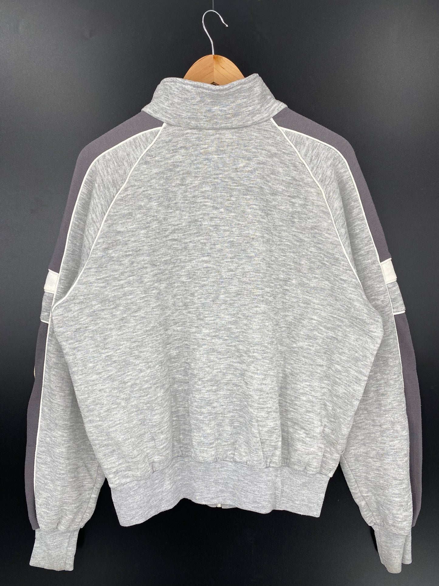 90's Silver tag NIKE Size L Vintage Zip-up Sweat-Shirt / A5372