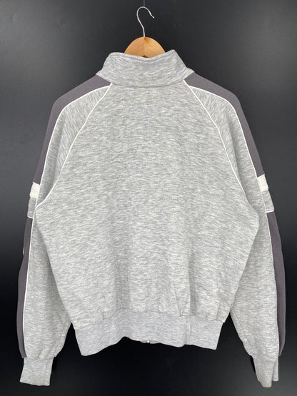 90's Silver tag NIKE Size L Vintage Zip-up Sweat-Shirt / A5372