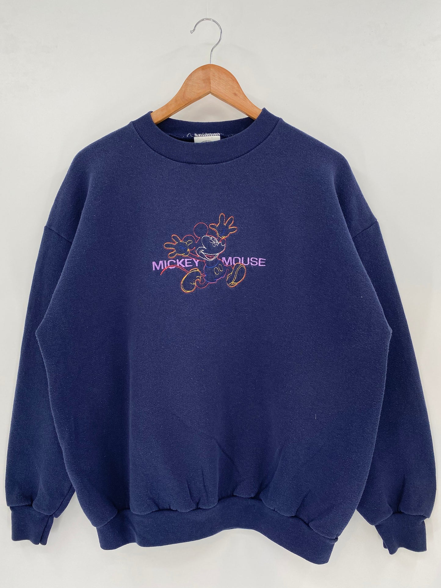 90's DISNEY MICKEY MOUSE Made in USA Size L Vintage Sweat-shirt / A5868