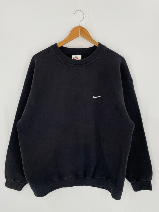90’s NIKE Mini Swoosh Size L Vintage Sweat-shirt  / 7877
