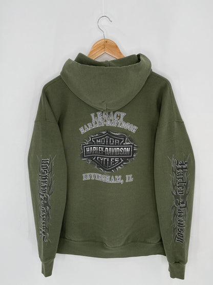 2005 HARLEY DAVIDSON Size XL Vintage Hoodie Sweat-shirt / 7116