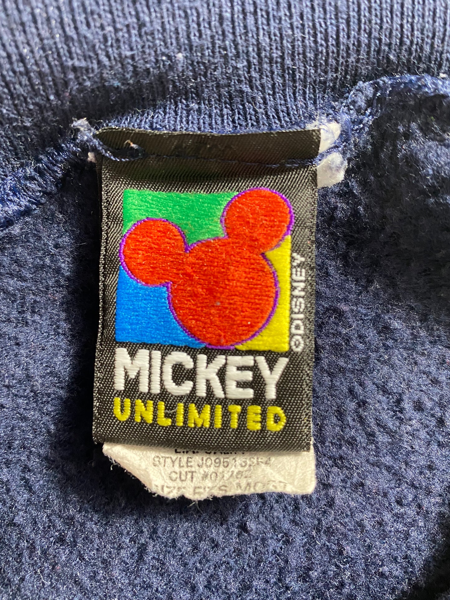 90's DISNEY MICKEY Size XL Vintage Sweat-shirt / K3769