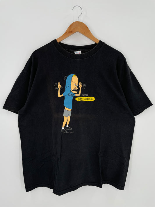 2002' BEAVIS AND BUTT-HEAD Size XL Vintage T-Shirts / k455