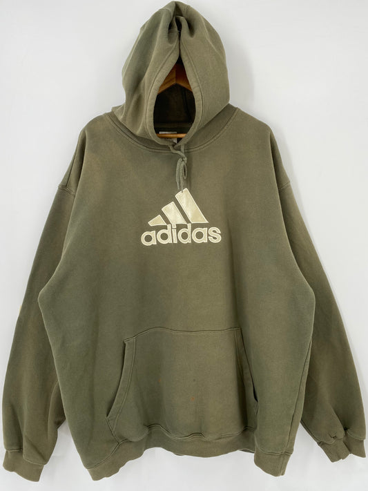 00' ADIDAS Size XXL Vintage Hoodie Sweat-shirt  / K4041