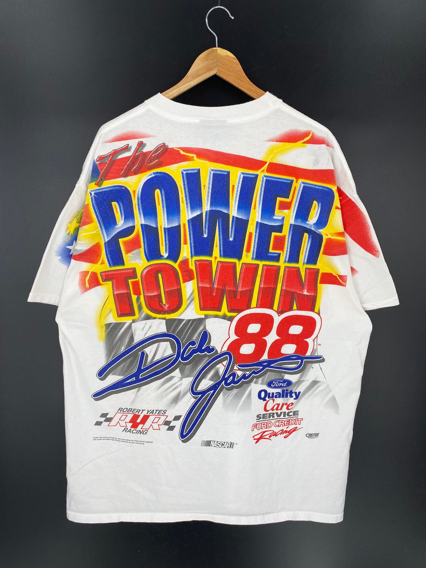 2000 FORD x NASCAR Size XL Vintage T-shirt / 8228