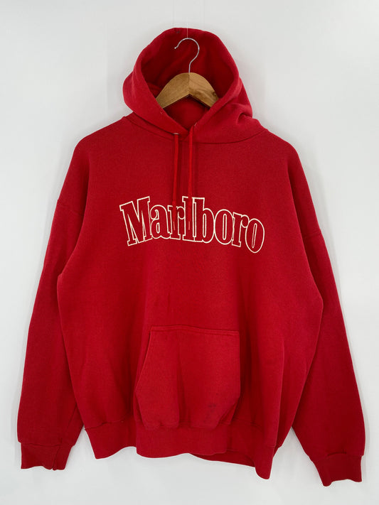 90’s Marlboro Made in USA Size XL Vintage Hoodie Sweat-Shirt / K8552