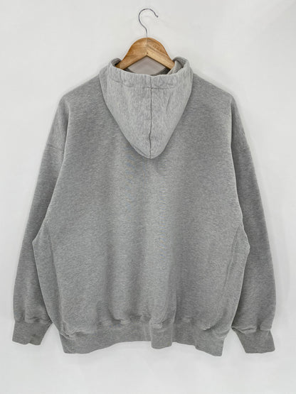90’s NIKE Mini swoosh Half-Zip Size XL Vintage Hoodie Sweat-Shirt / 5526