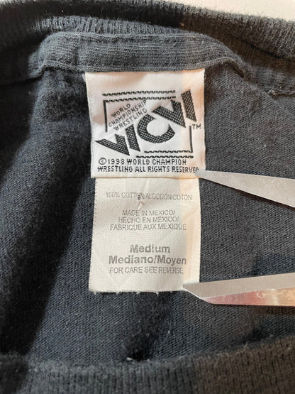 1998 WCW KEVIN NASH TOO SWEAT Size M Vintage T-shirt / A1458