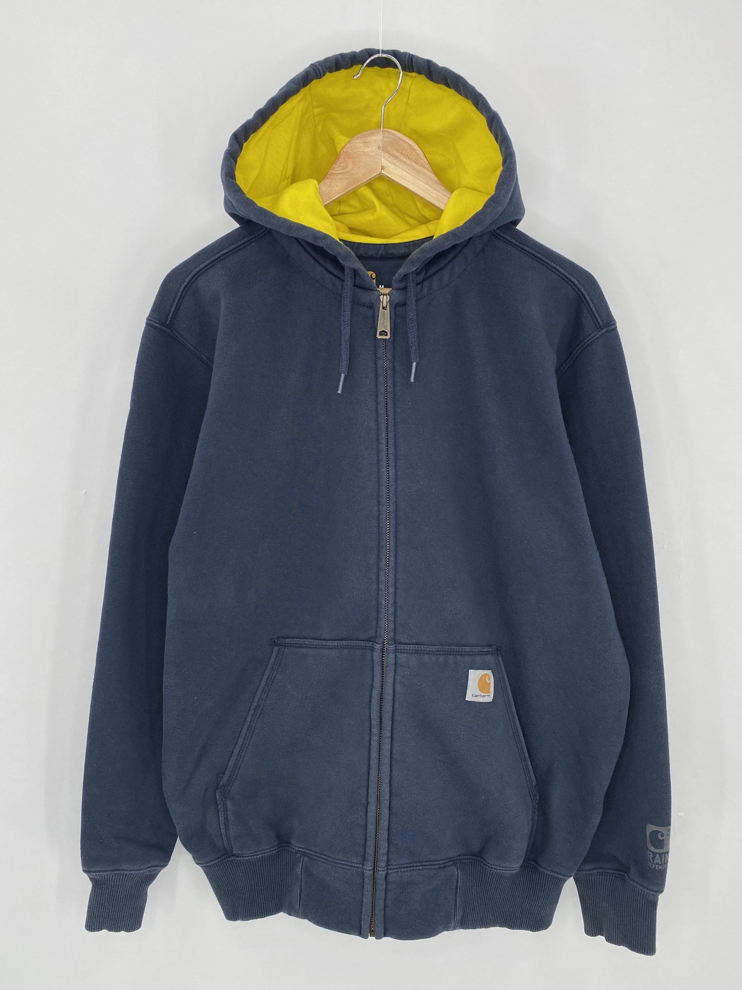 Vintage CARHARTT Size M Zip-up Hoodie Sweat-Shirt  / k5428