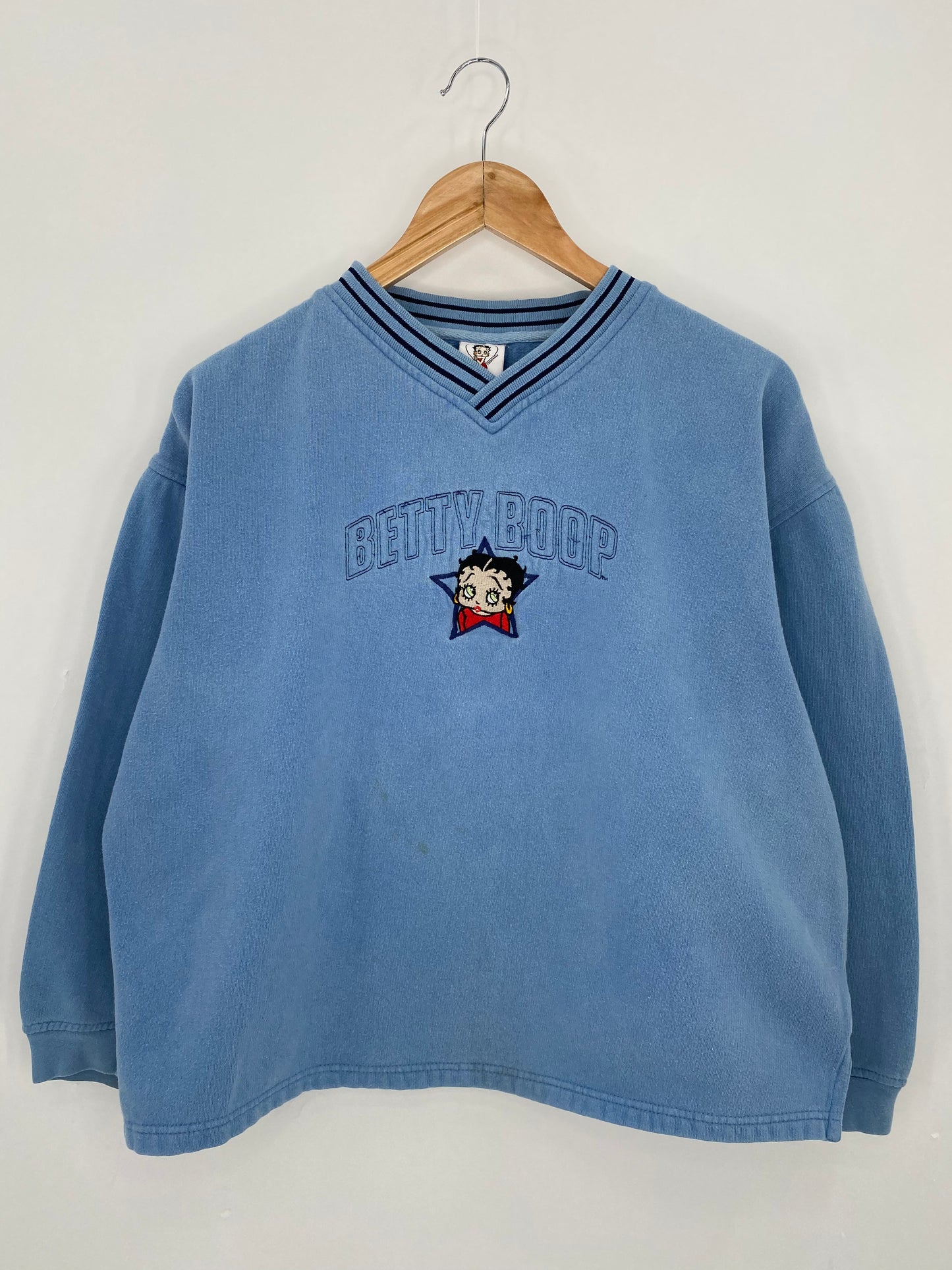 00' BETTY BOOP Size Approx. Ladies L  Vintage Sweat-shirt / 6215
