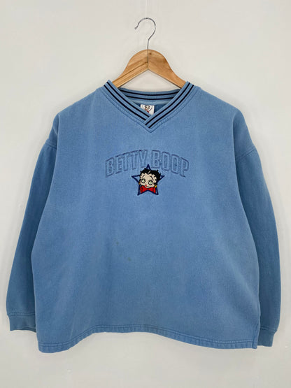 00' BETTY BOOP Size Approx. Ladies L  Vintage Sweat-shirt / 6215