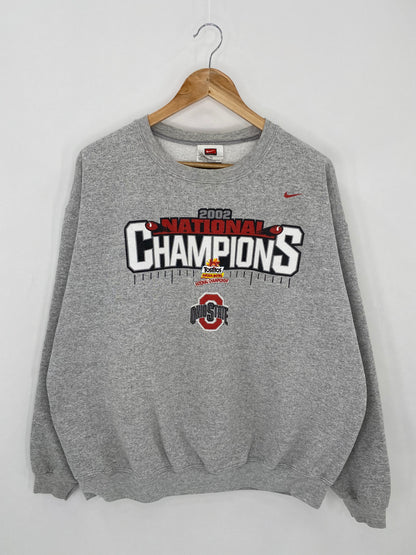 2002 NIKE OHIO STATE National Campions Size XL Vintage Sweat-shirt / 6240