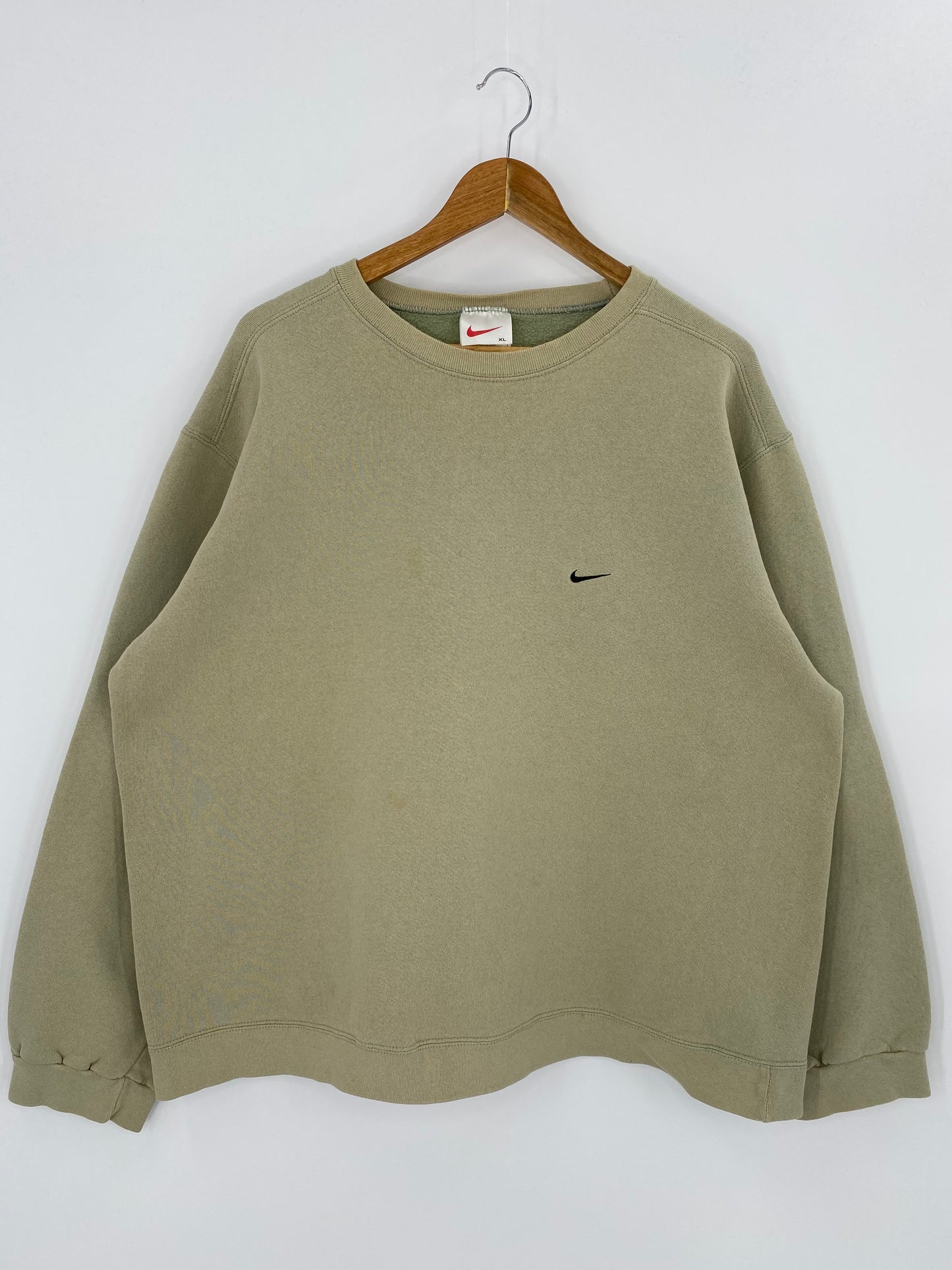 90’s NIKE Mini Swoosh Made in USA Size XL Vintage Sweat-shirt / 8160