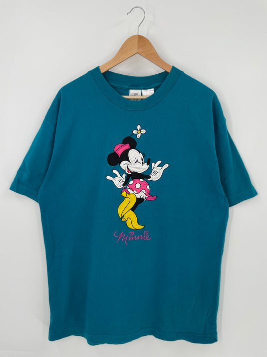 00' DISNEY MINNIE Size XL Vintage T-Shirts / K3410