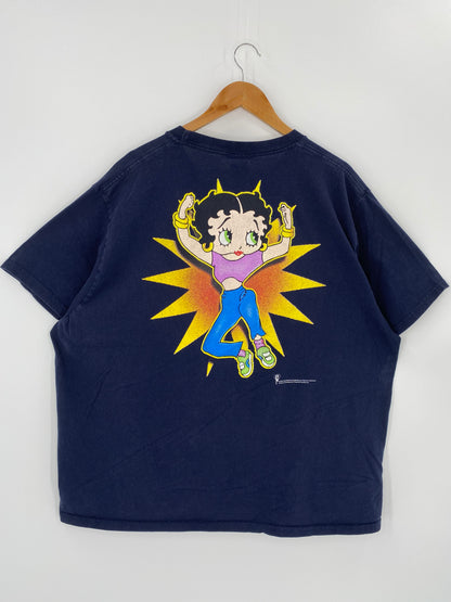 2000 BETTY BOOP Size Approx. XXL Vintage T-Shirt / 8471