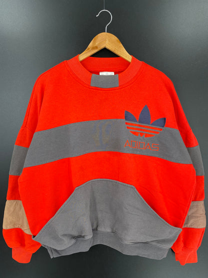 90's ADIDAS  Size (Approx.S-M)Vintage Short Length Sweat-Shirt / k207