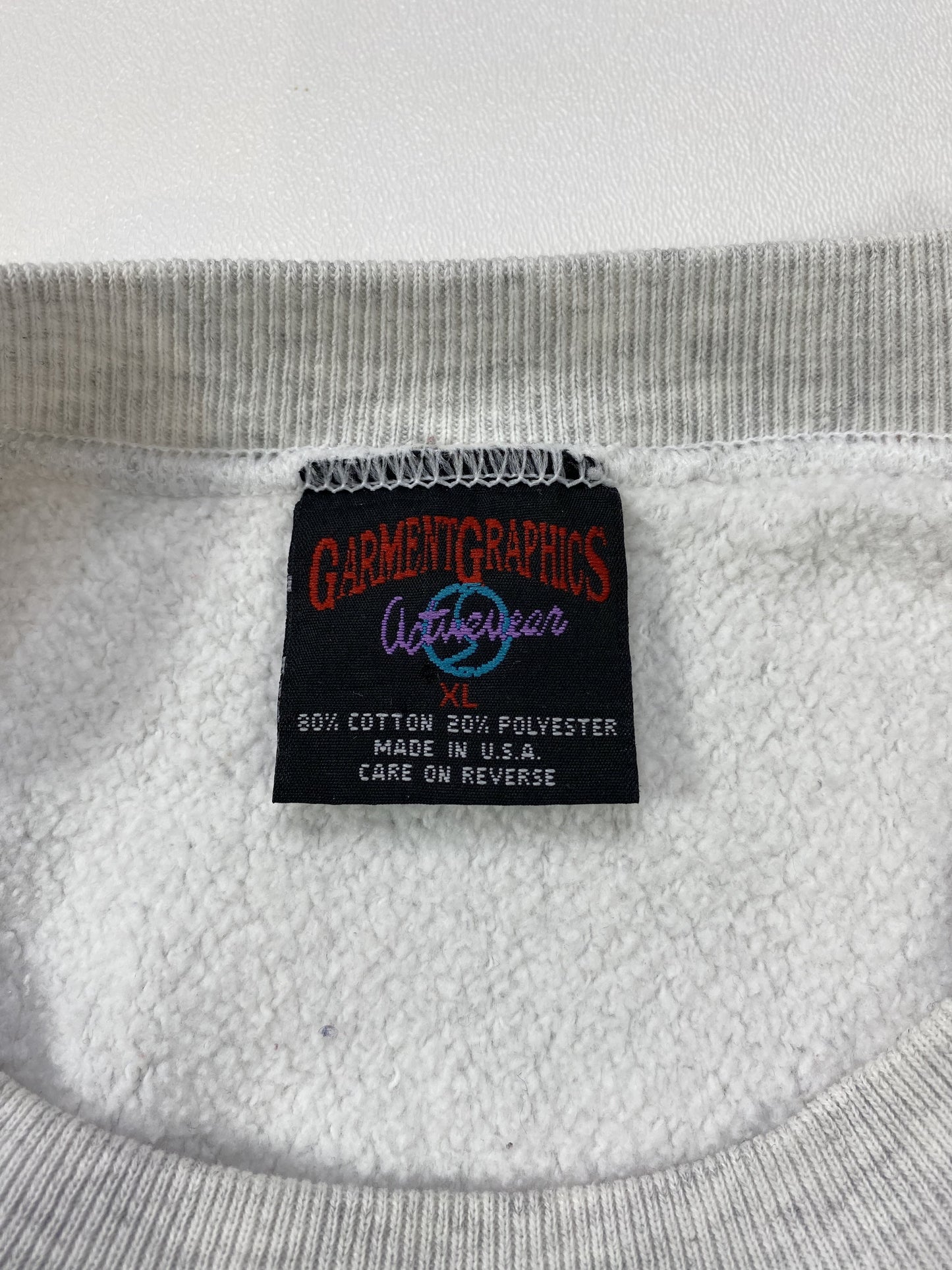 90's Garfield x UNIVERSITY OF OKLAHOMA Made in USA Size XL Vintage Sweat-shirt  / K5381