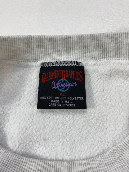 90's Garfield x UNIVERSITY OF OKLAHOMA Made in USA Size XL Vintage Sweat-shirt  / K5381