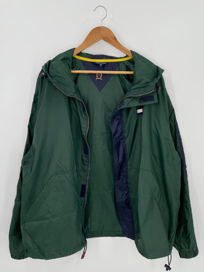 90's TOMMY HILFIGER Size XL Vintage Nylon Jacket / k471