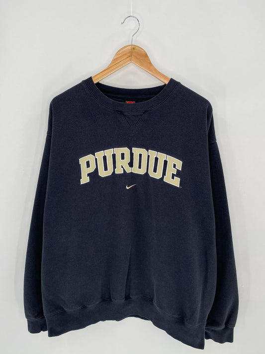90’s NIKE PURDUE Size XL Vintage Sweat-shirt / 7136