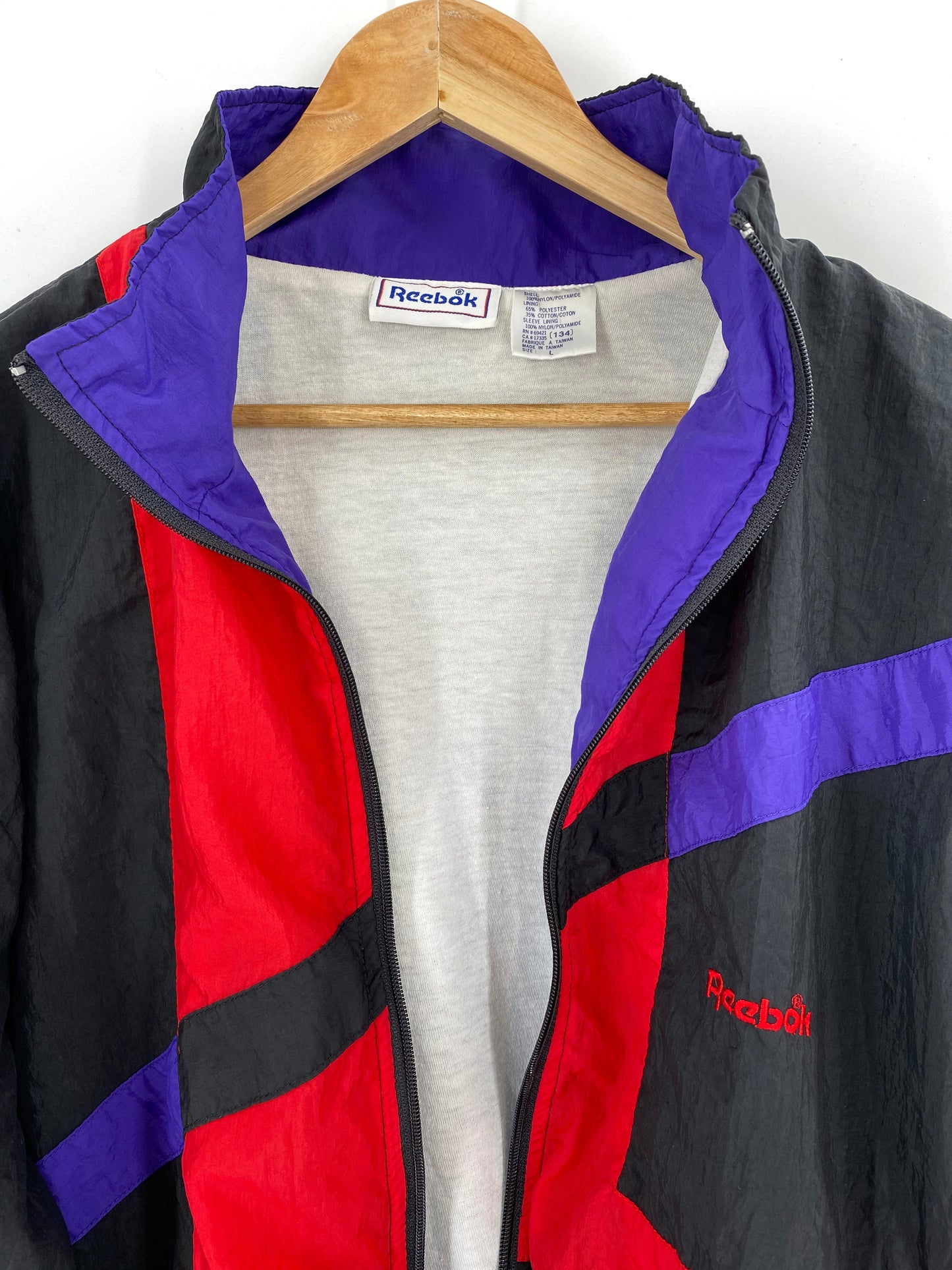 90's REEBOK Size L Vintage Nylon Jacket  / K7867