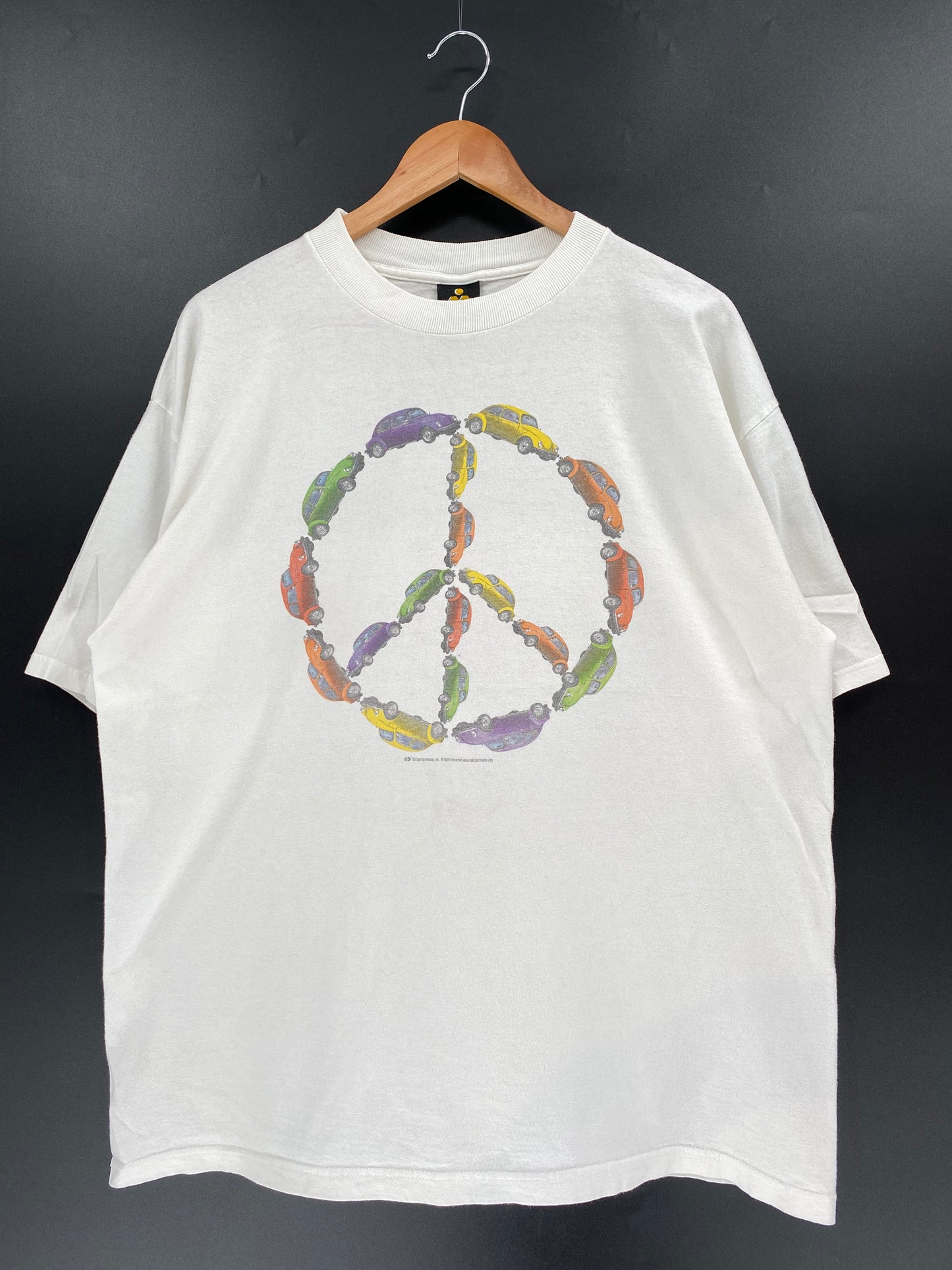 90's VOLKSWAGON BEETLE Size XL Vintage T-Shirts / K1181