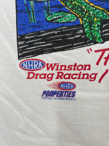 1998’ BUD KING WINGSTON DRAG RACING  Size XL Vintage T-Shirt / 9980