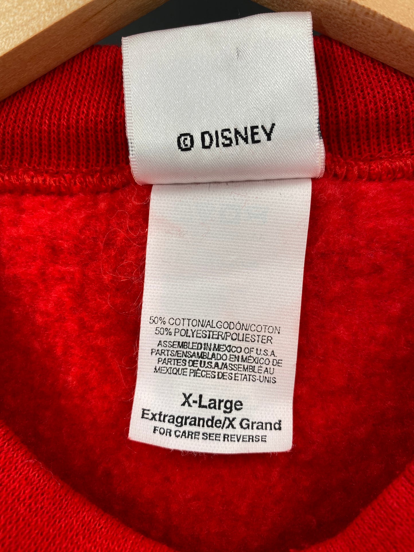 00' DISNEY MICKEY Made in USA Size XL Vintage Sweat-shirt / K2808