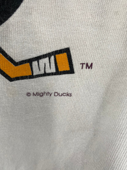 1994 ANAHEIM MICHTY DUCKS  Size No Tag (Approx.XL) NHL T-Shirt / A9397