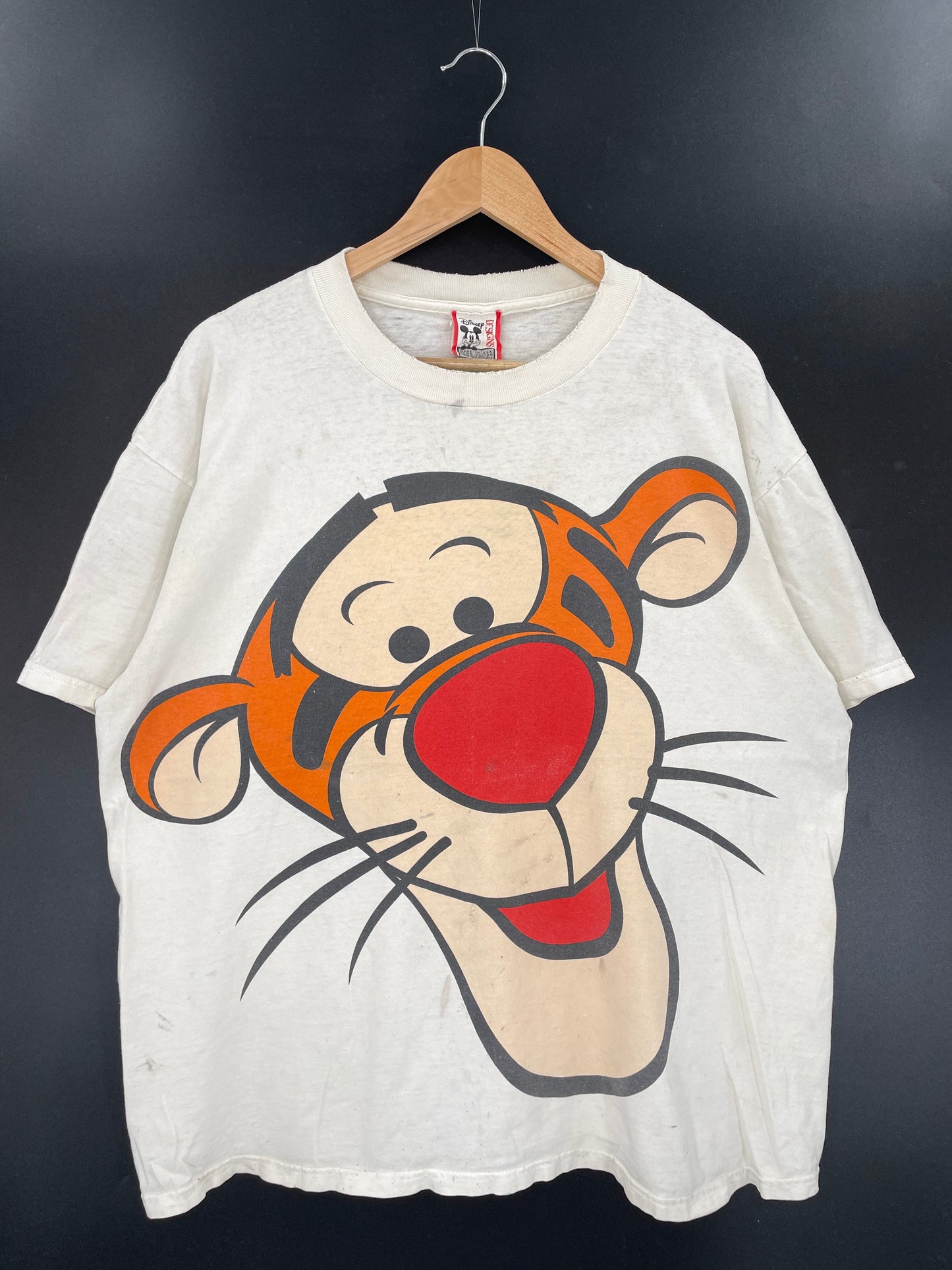 90’s DISNEY TIGGER Made in USA Approx. Size XL Vintage T-Shirts / A4432