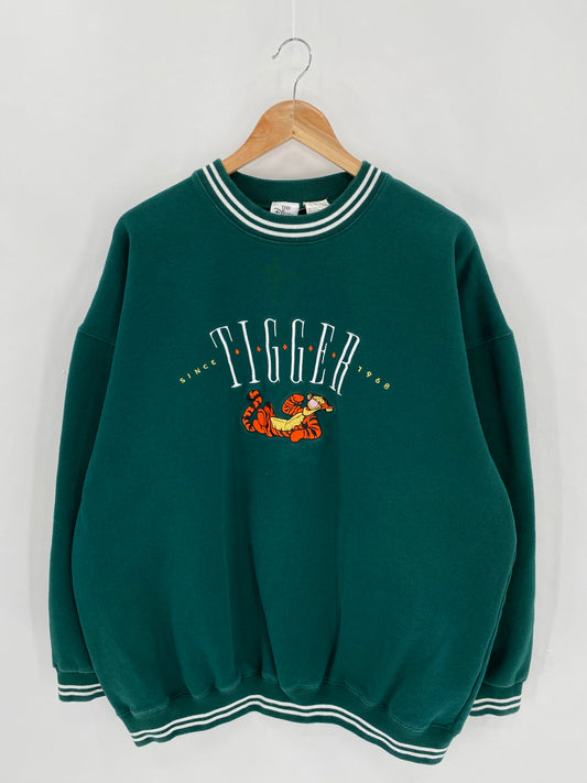 00' DISNEY TIGGER Size XXL Vintage Sweat-shirt / 6402