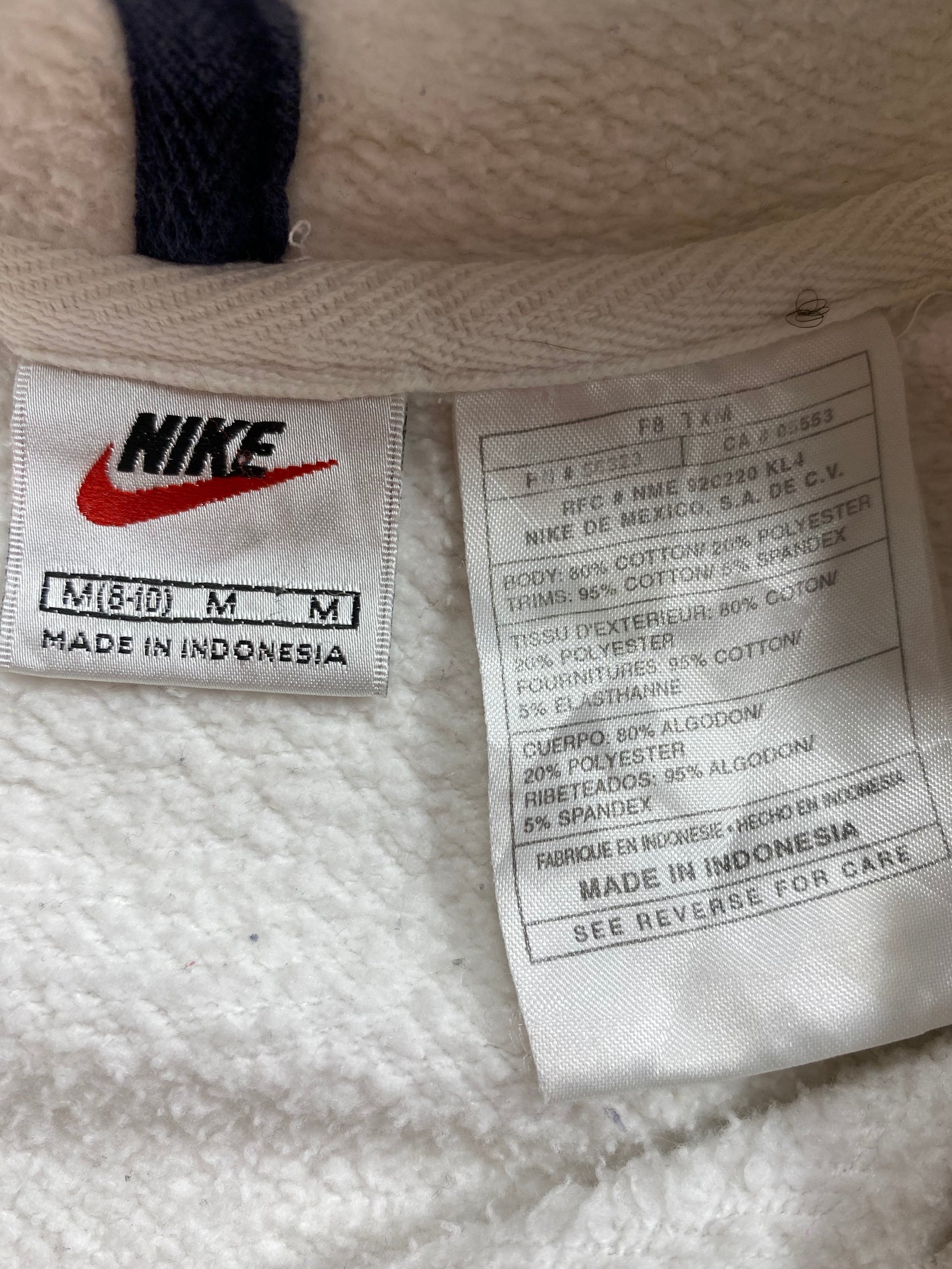 90’s NIKE Size Ladies M Vintage Hoodie Sweat-shirt / 6716