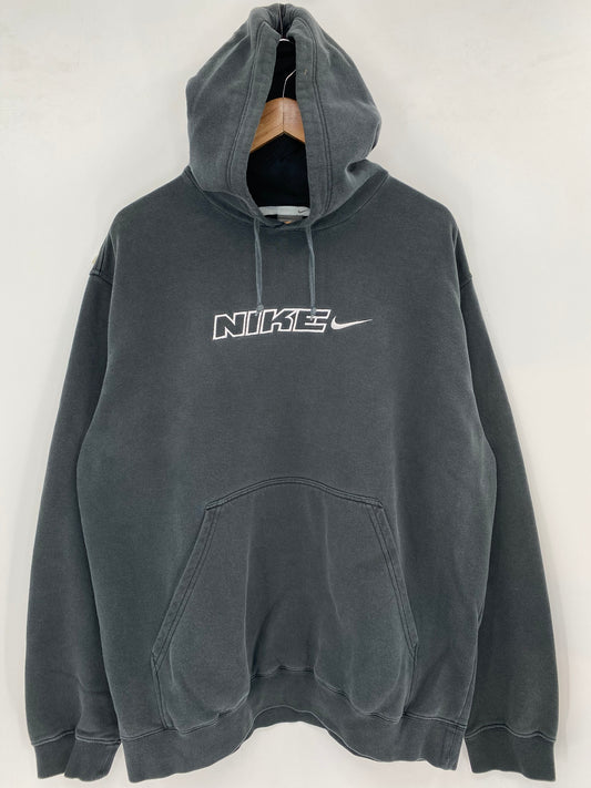 00' NIKE LOGO Size XL Vintage Hoodie Sweat-Shirt / K3180
