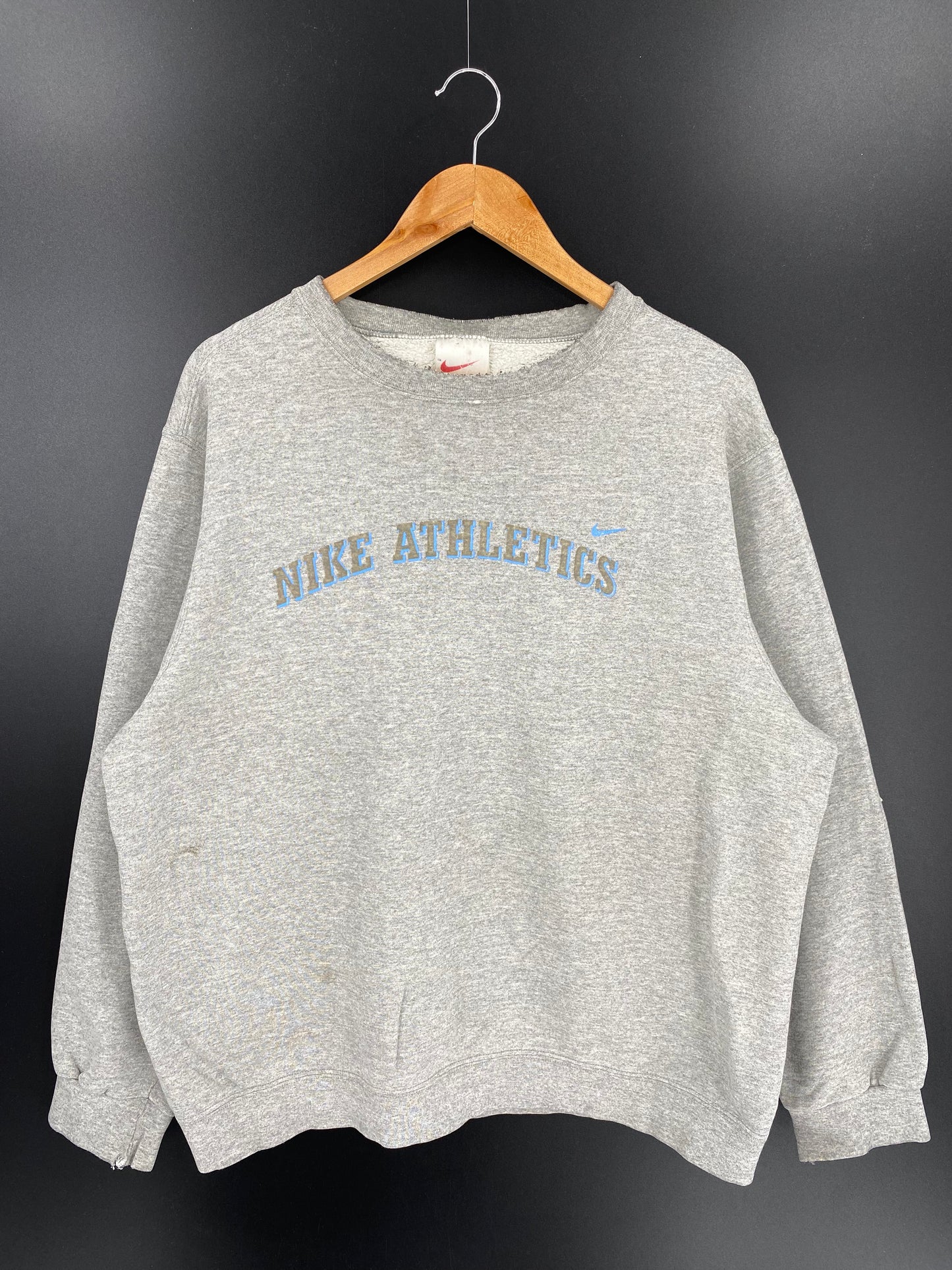 90’s NIKE ATHLETICS Made in USA Size L Vintage Sweat shirt / K32