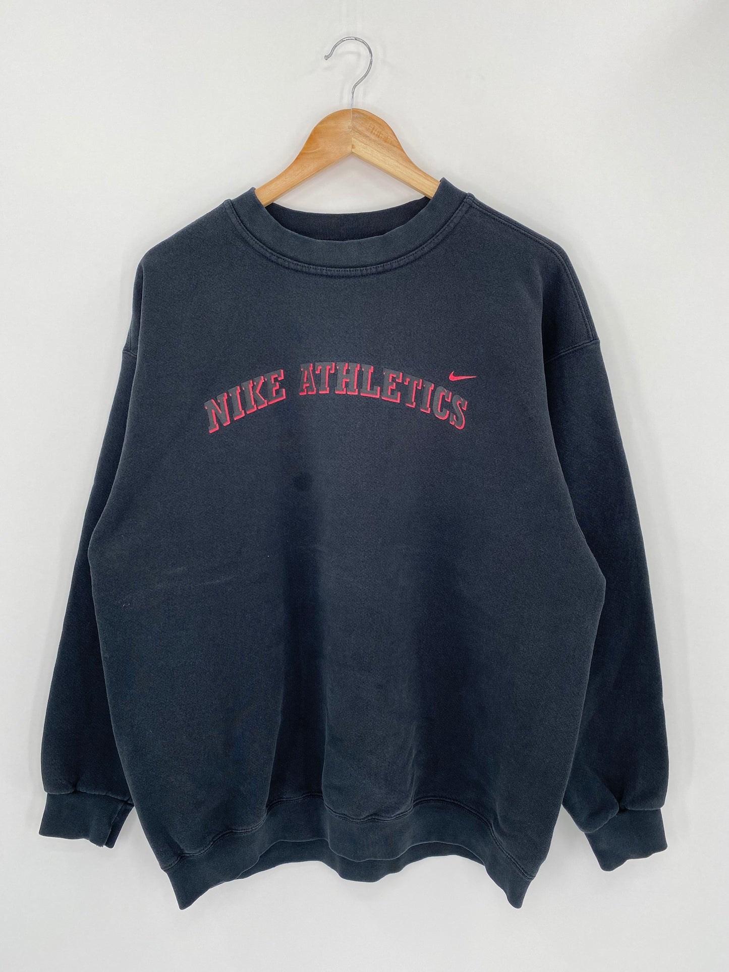 90’s NIKE ATHLETICS Made in USA Size L Vintage Sweat-Shirt / 5372