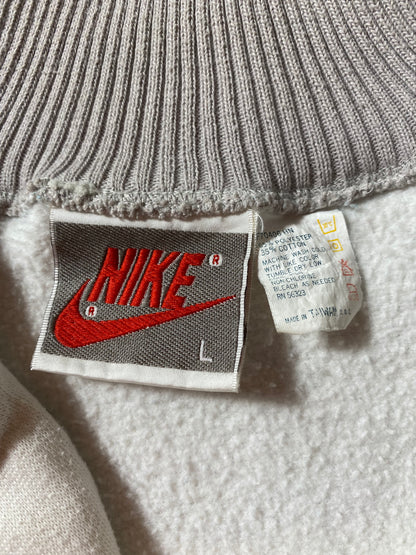 90's Silver tag NIKE Size L Vintage Half-zip Sweat-shirt / K2280