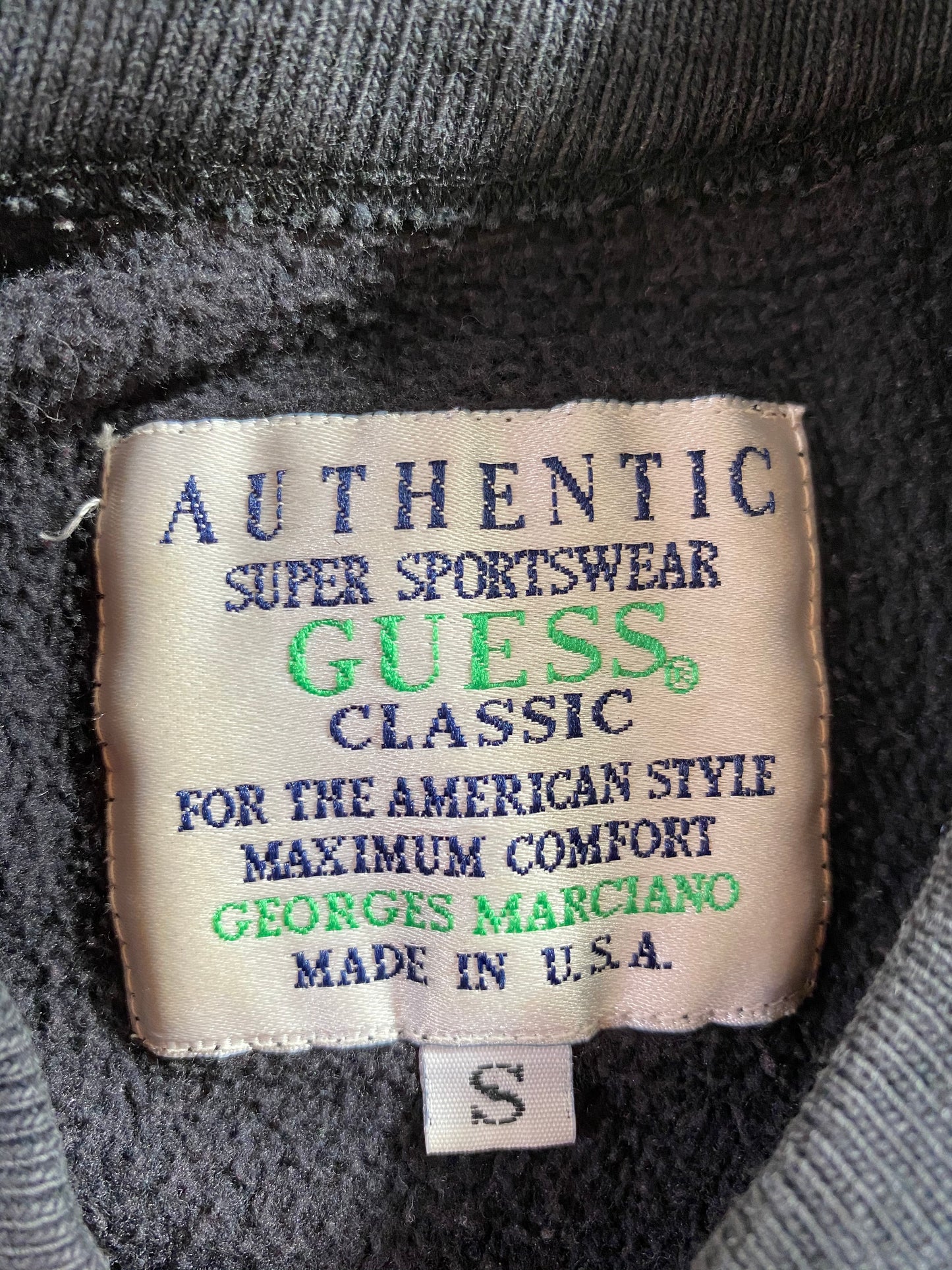 90’s GUESS Made in USA Size S Vintage Sweat-Shirt / 8896