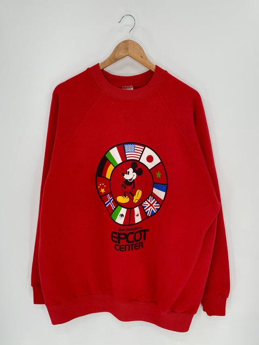 80’s DISNEY EPCOT CENTER Made in USA Size 4XL Vintage Sweat-shirt / K9128
