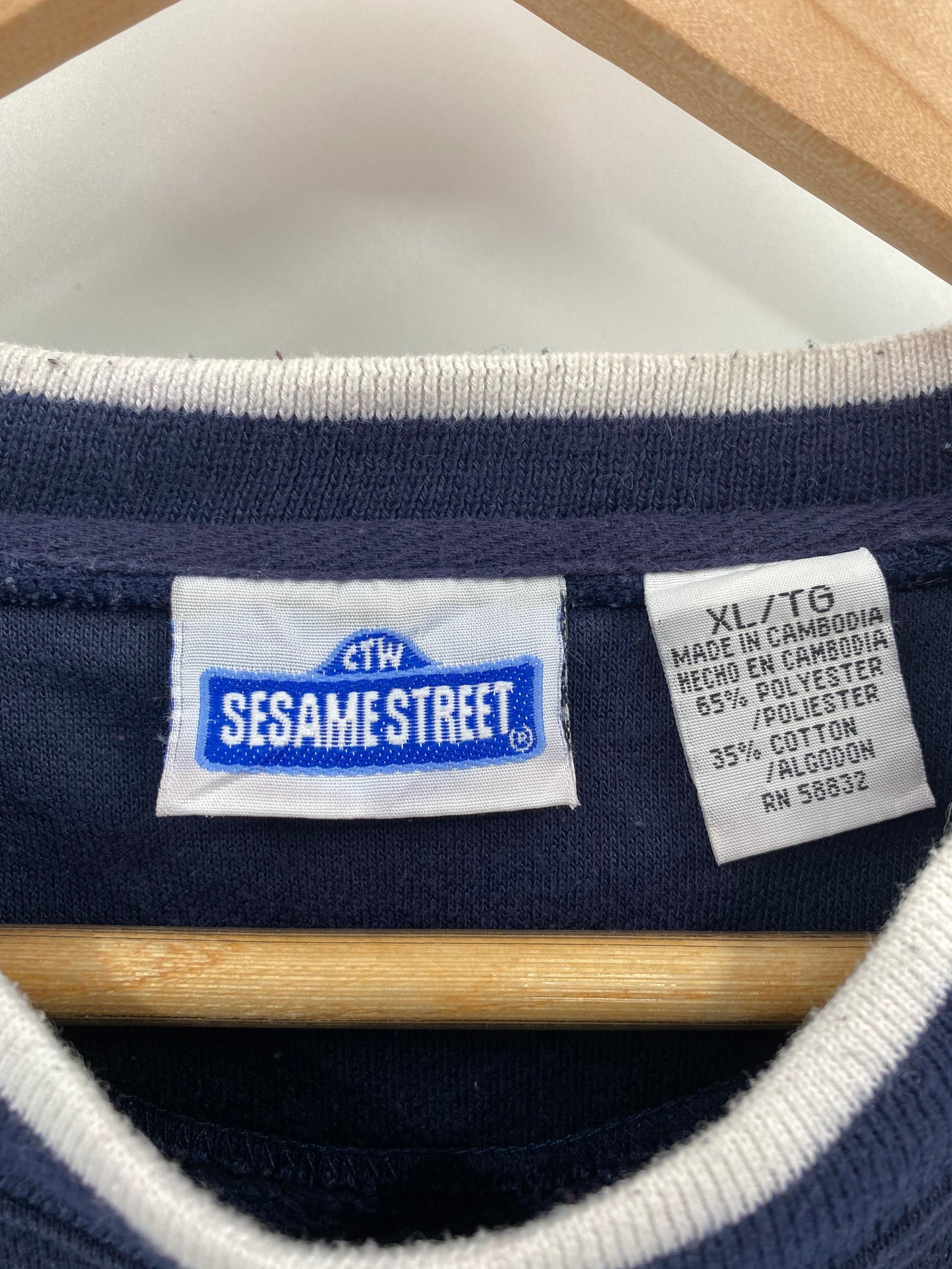 00' SESAME STREET ELMO Size XL Vintage Sweat-shirt / A3924