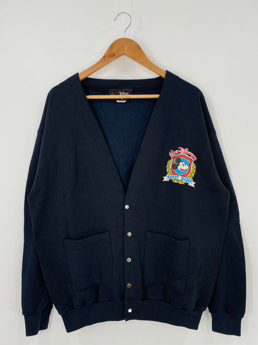 80’s DISNEY  Made in USA Size XL Vintage Cardigan / K3713